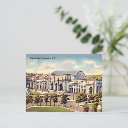 Old Postcard - Gewerkschaft Station, Washington, D Postkarte (Stehend Vorderseite)