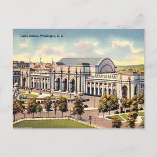 Old Postcard - Gewerkschaft Station, Washington, D Postkarte