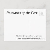 Old Postcard - Glienicker Bridge, Potsdam, Germany Postkarte (Rückseite)