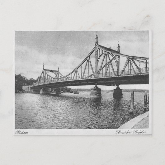 Old Postcard - Glienicker Bridge, Potsdam, Germany Postkarte (Vorderseite)