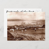 Old Postcard - Golfplatz, Greenock, Schottland Postkarte (Vorne/Hinten)