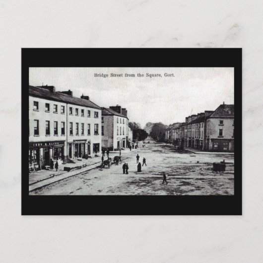 Old Postcard - Gort, Grafschaft Galway, Irland Postkarte (Vorderseite)