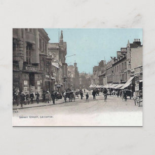 Old Postcard - Granby Street, Leicester Postkarte