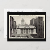 Old Postcard - Grand Central Terminal, New York Ci Postkarte (Vorne/Hinten)