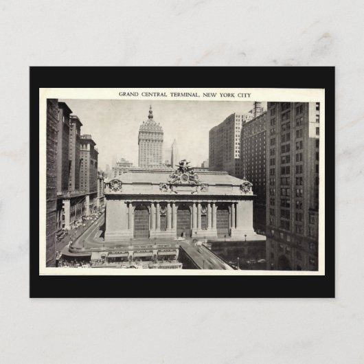 Old Postcard - Grand Central Terminal, New York Ci Postkarte (Vorderseite)