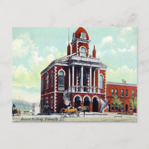 Old Postcard - Greenville, South Carolina Postkarte