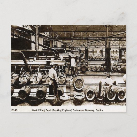 Old Postcard - Guinness Brewery, Dublin Postkarte (Vorderseite)