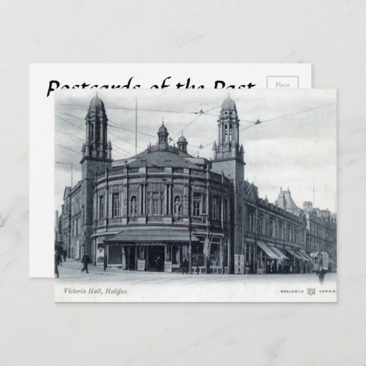 Old Postcard - Halifax, Yorkshire Postkarte (Vorne/Hinten)
