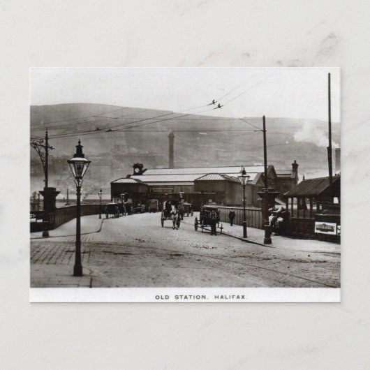 Old Postcard - Halifax, Yorkshire Postkarte (Vorderseite)