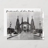 Old Postcard - Hammersmith Bridge, London Postkarte (Vorne/Hinten)