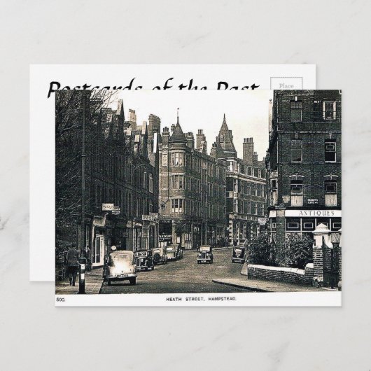 Old Postcard - Hampstead, London Postkarte (Vorne/Hinten)