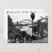 Old Postcard - Harbour Bridge, Sydney, NSW Postkarte (Vorne/Hinten)
