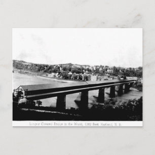 Old Postcard - Hartland, New Brunswick Postkarte