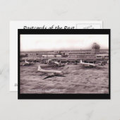 Old Postcard - Heathrow Airport, London Postkarte (Vorne/Hinten)