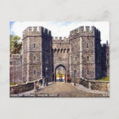Old Postcard - Henry VIII Gateway, Windsor Castle Postkarte (Vorderseite)