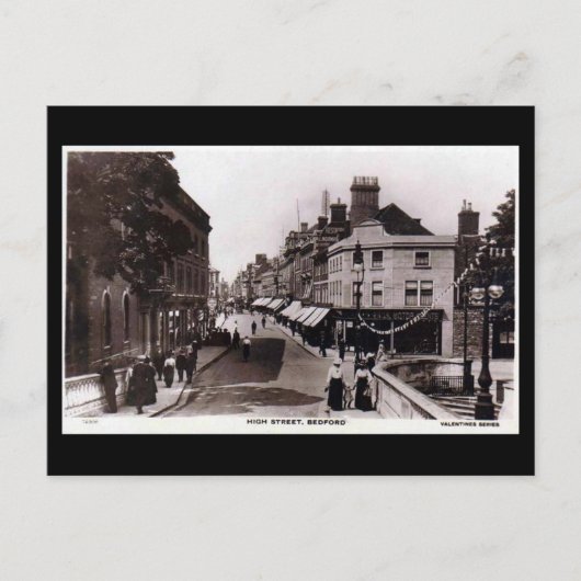 Old Postcard, High Street, Bedford, 1918 Postkarte (Vorderseite)