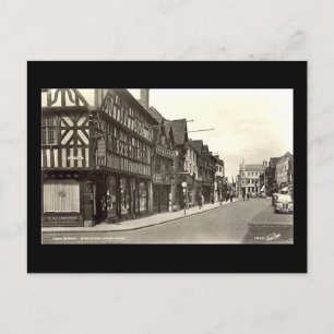 Old Postcard, High Street, Stratford-upon-Avon Postkarte