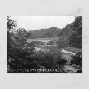 Old Postcard - Higher Hodder, Lancashire Postkarte