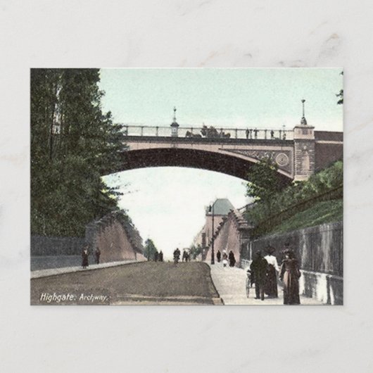 Old Postcard - Highgate Archway, London Postkarte (Vorderseite)