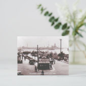 Old Postcard - HMS Hood, Portsmouth Hafen Postkarte (Stehend Vorderseite)