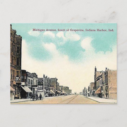 Old Postcard - Indiana Harbour, Indiana, USA Postkarte (Vorderseite)