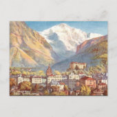 Old Postcard - Jungfrau, Interlaken, Schweiz Postkarte (Vorderseite)