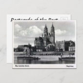 Old Postcard - Kathedrale, Magdeburg, Deutschland Postkarte (Vorne/Hinten)