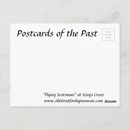 Old Postcard - King's Cross Station, London Postkarte (Rückseite)