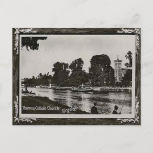 Old Postcard - Kingston-upon-Thames, London Postkarte