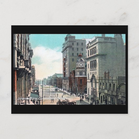 Old Postcard - Kommissar Street, Johannesburg Postkarte (Vorderseite)