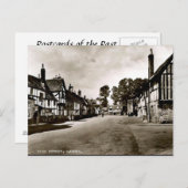 Old Postcard - Lacock, Wiltshire, England Postkarte (Vorne/Hinten)