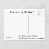 Old Postcard - Lacock, Wiltshire, England Postkarte (Rückseite)