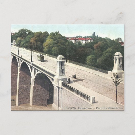 Old Postcard - Lausanne, Schweiz Postkarte (Vorderseite)