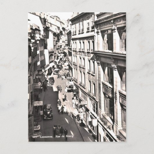 Old Postcard - Lausanne, Schweiz Postkarte (Vorderseite)