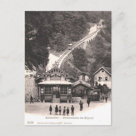 Old Postcard - Lausanne, Schweiz Postkarte (Vorderseite)