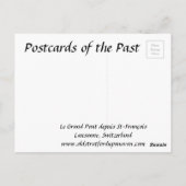 Old Postcard - Lausanne, Schweiz Postkarte (Rückseite)