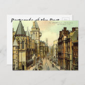 Old Postcard - Law Courts, London Postkarte (Vorne/Hinten)