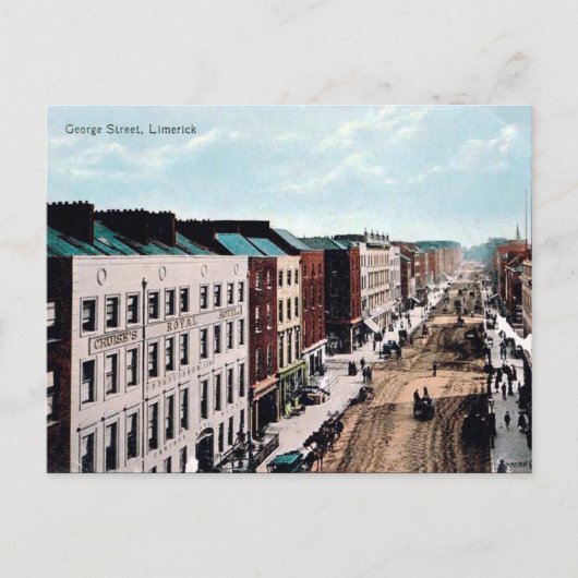 Old Postcard - Limerick, Irland Postkarte (Vorderseite)