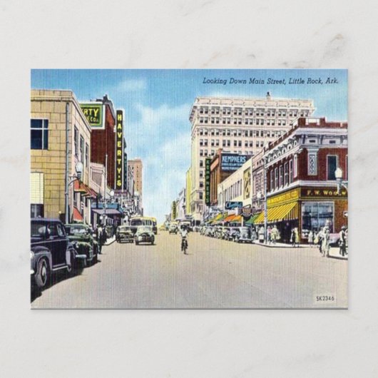 Old Postcard - Little Rock, Arkansas, USA Postkarte (Vorderseite)