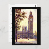Old Postcard - London, Big Ben Postkarte (Vorne/Hinten)