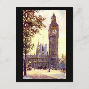 Old Postcard - London, Big Ben Postkarte