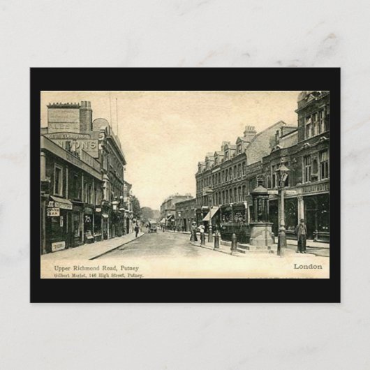 Old Postcard - London, Putney, Upper Richmond Road Postkarte (Vorderseite)