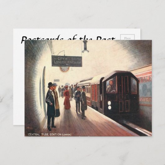 Old Postcard - London Untergrund Postkarte (Vorne/Hinten)