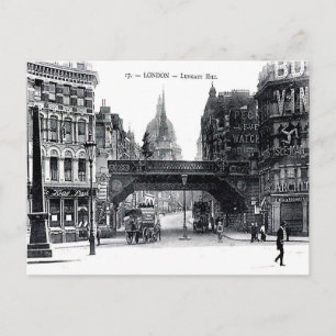 Old Postcard - Ludgate Hill, London Postkarte