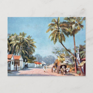 Old Postcard - Madras (Chennai), Indien Postkarte