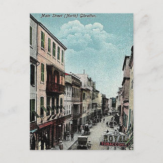 Old Postcard - Main Street North, Gibraltar Postkarte