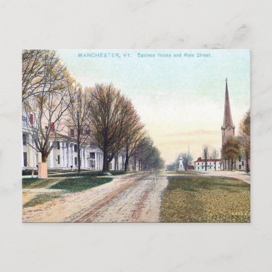Old Postcard - Manchester, Vermont, USA Postkarte (Vorderseite)