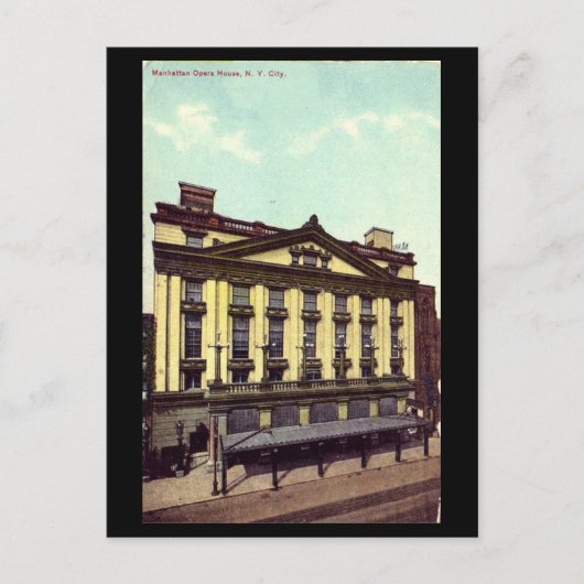 Old Postcard - Manhattan Opera House, 1912 Postkarte (Vorderseite)