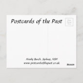 Old Postcard - Manly Beach, Sydney, NSW Postkarte (Rückseite)