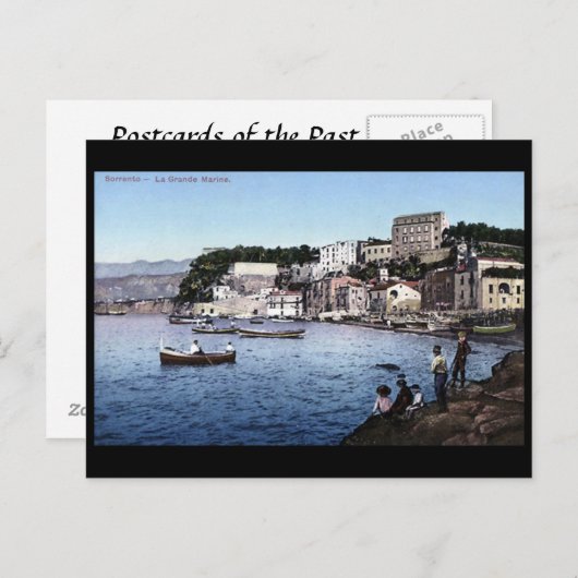Old Postcard - Marina Grande, Sorrento, Italien Postkarte (Vorne/Hinten)